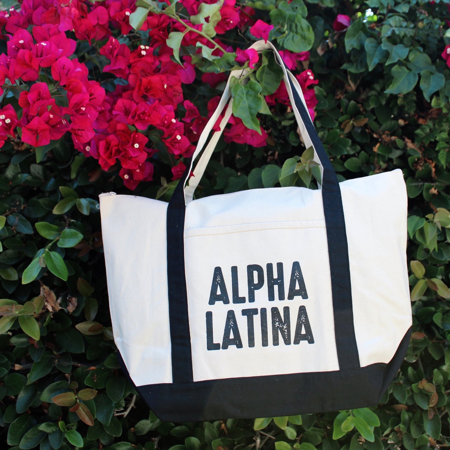 Alpha Latina Tote Bag